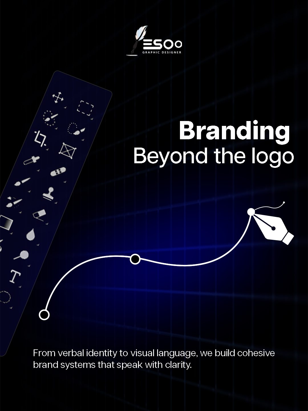 Esoo's Instagram — From verbal identity to visual language